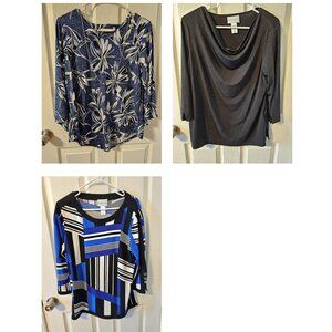 Alfred Dunner Dress Shirts x3